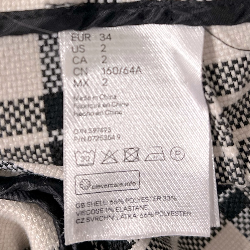 H&M Wide Leg Plaid Pants - Picture 4 of 7